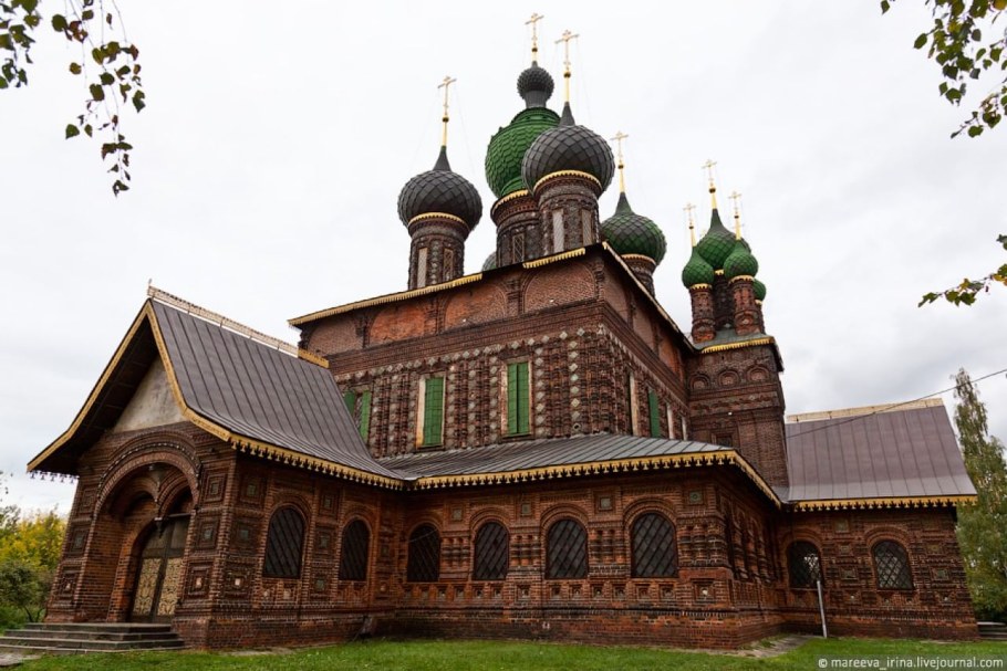 Русская архитектура 17 века Церковь Иоанна Предтечи в Ярославле