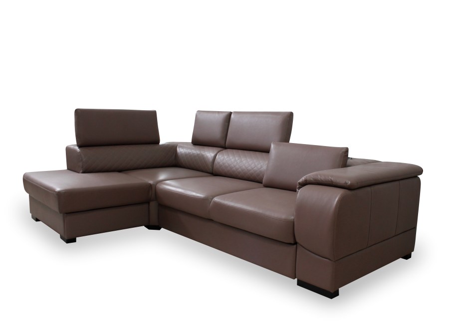 Угловой диван с выступом