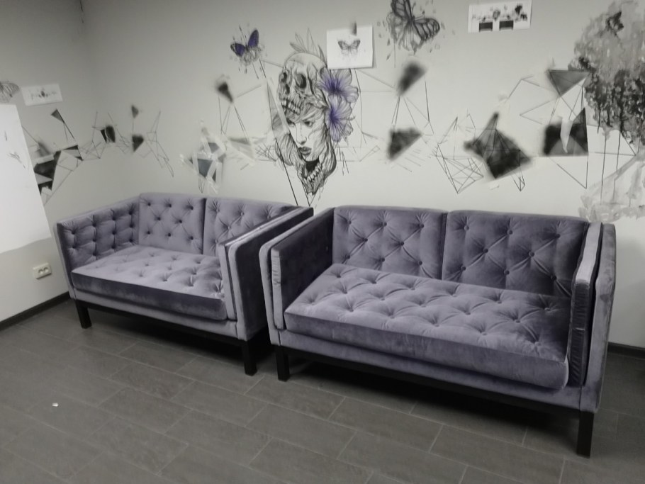 Угловой диван с шаговым механизмом