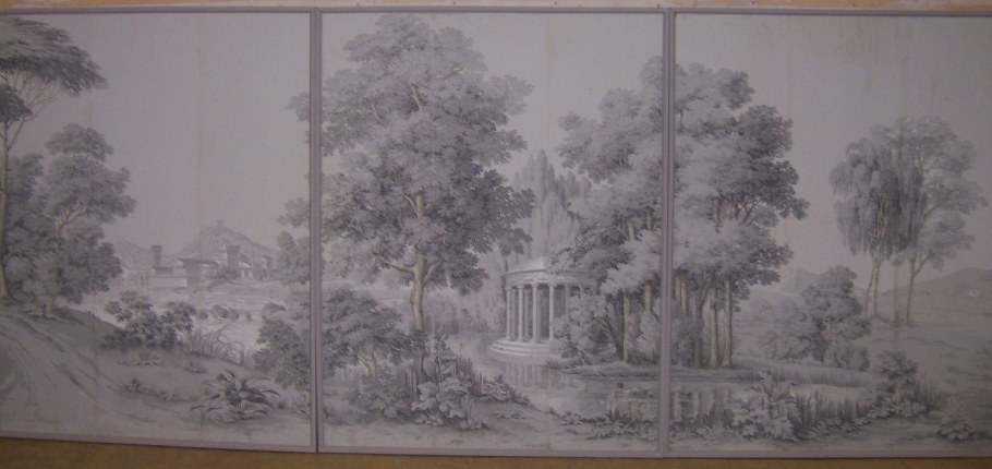 Фрески гризайль