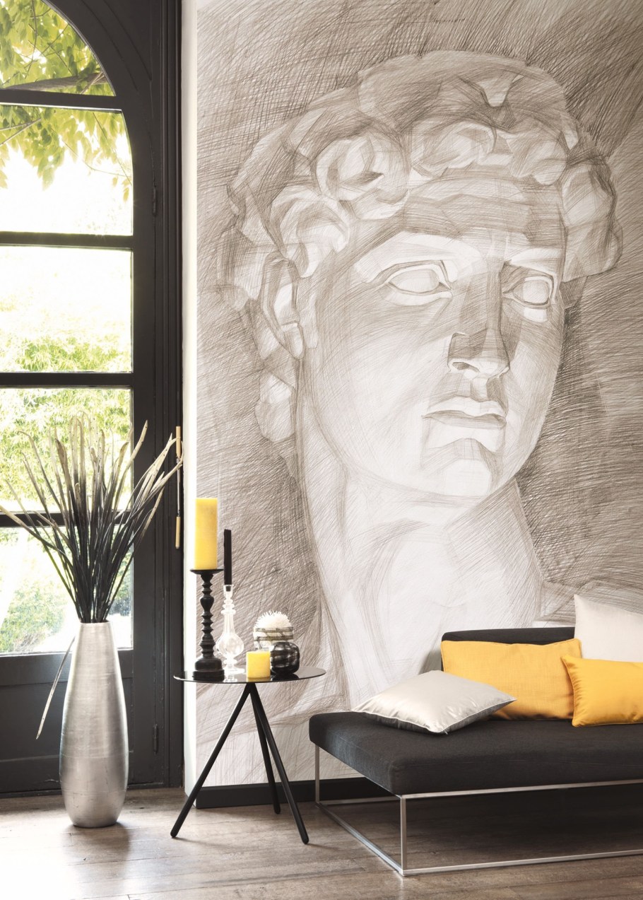 Настенная роспись гризайль