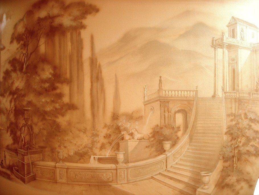 Альфрейная живопись филенки