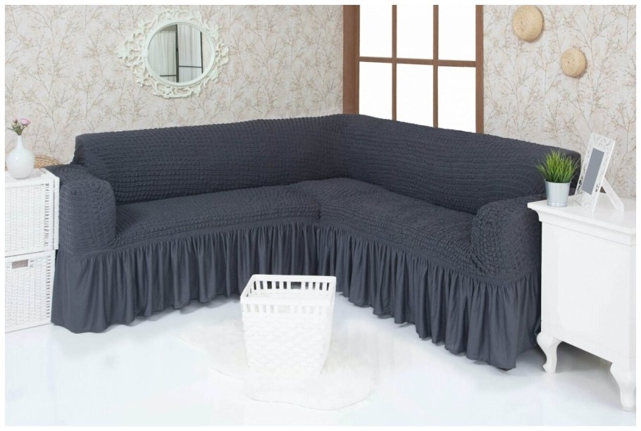 Чехол на угловой диван Riksor Мелисса