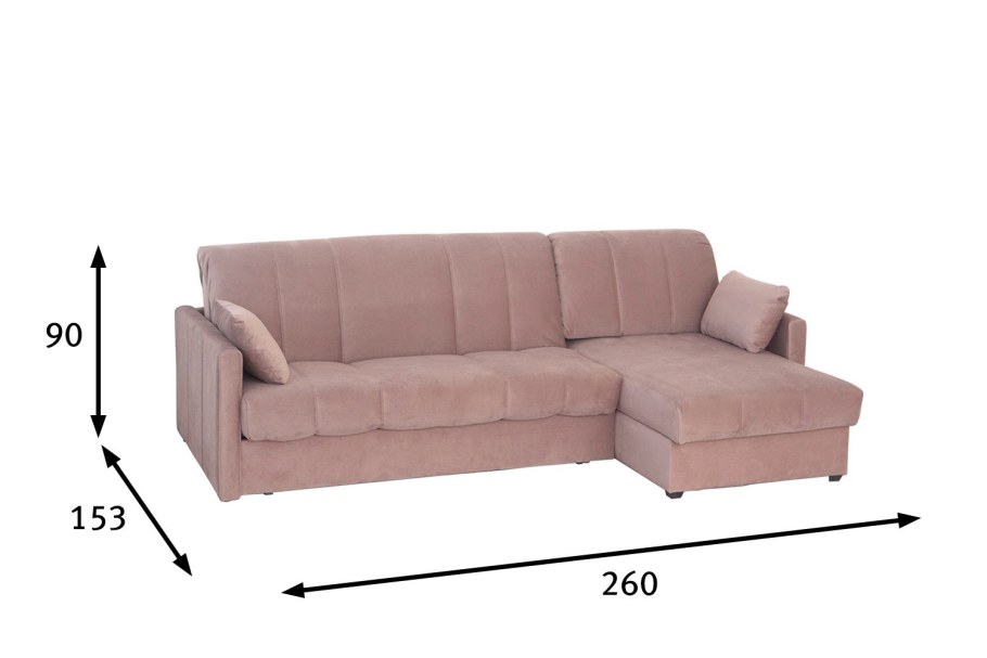 Диван с оттоманкой хофф