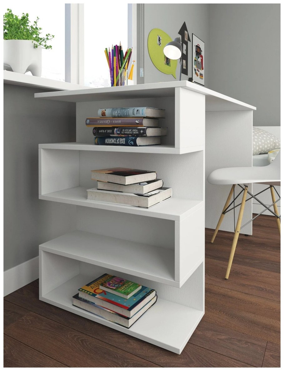 Полка настенная Домино ШХГХВ 120х20x55 см цвет белый