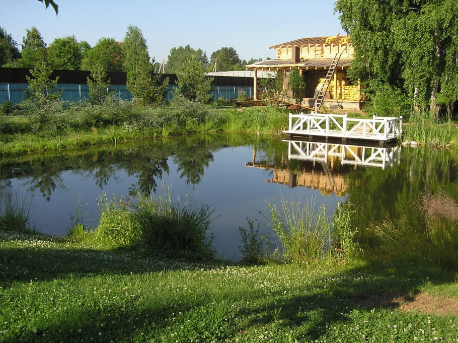 Озеро на участке