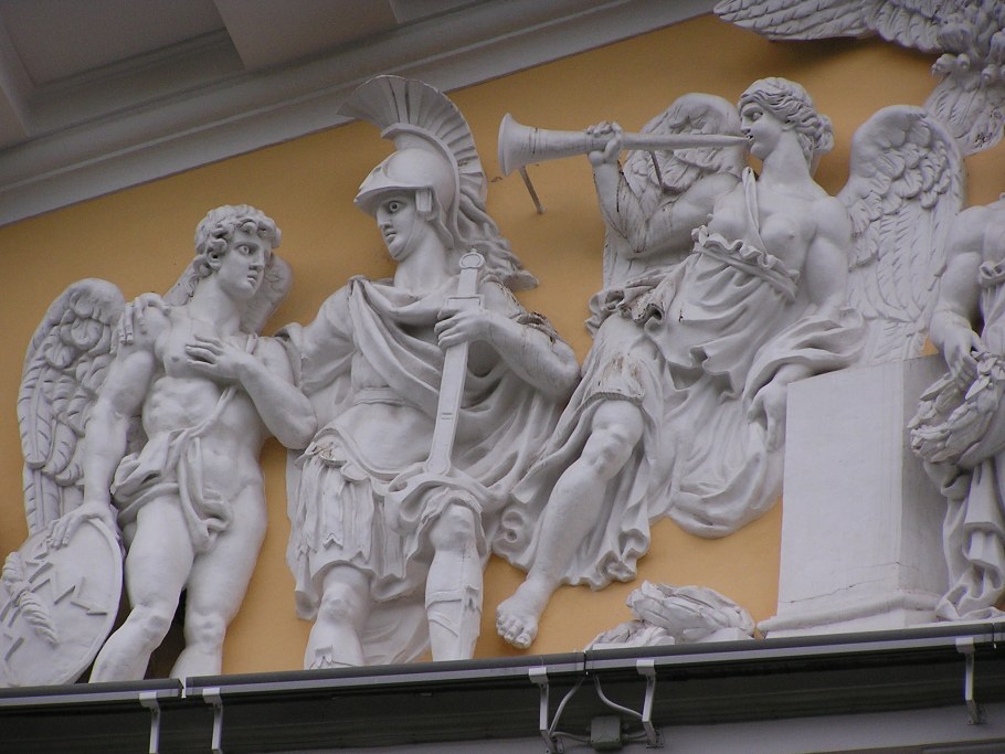 Иван Теребенев горельефы Адмиралтейства