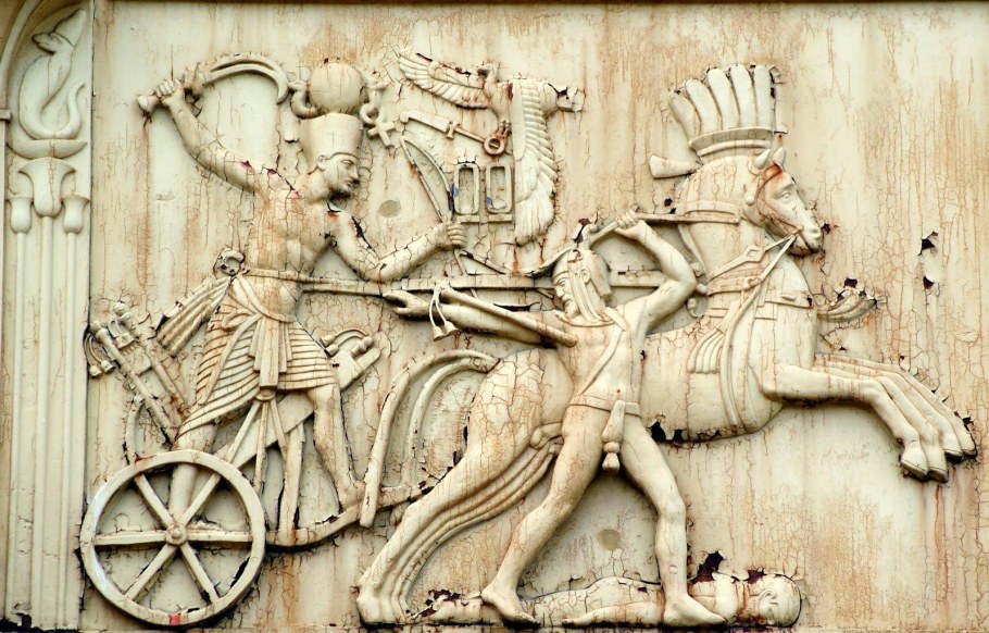 Рельефы древнего Египта горельеф