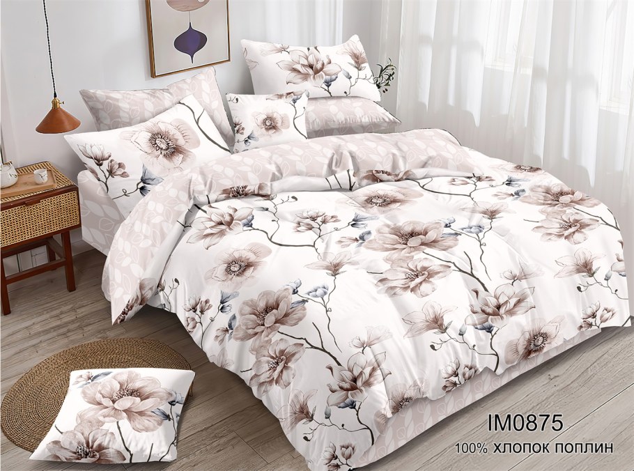 ИМАТЕКС поплин кофе постельное белье