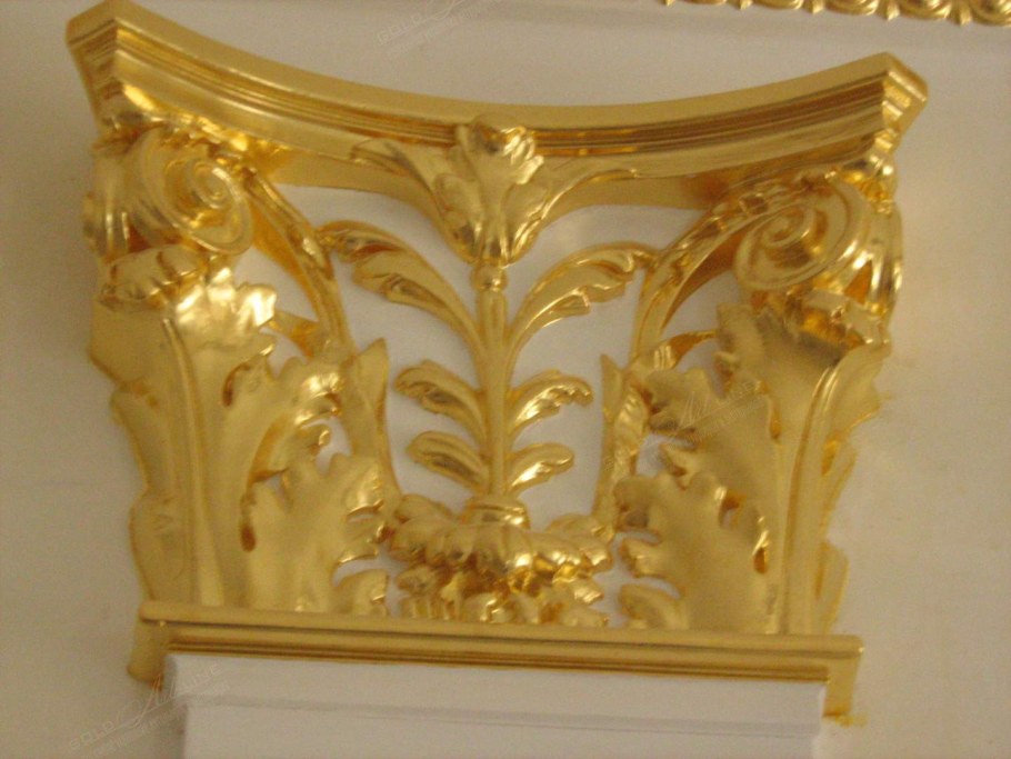 Золотые предметы интерьера