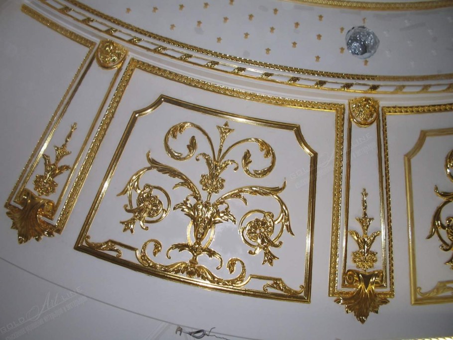 Золочение лепнины