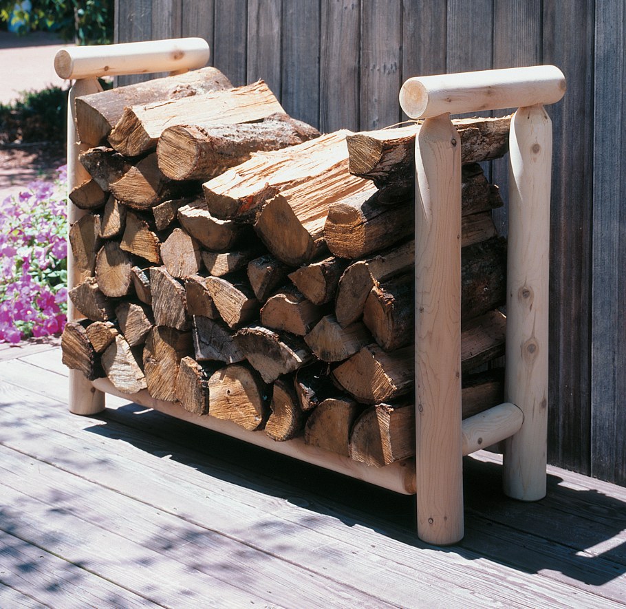 Дровница лофт с полкой g5000