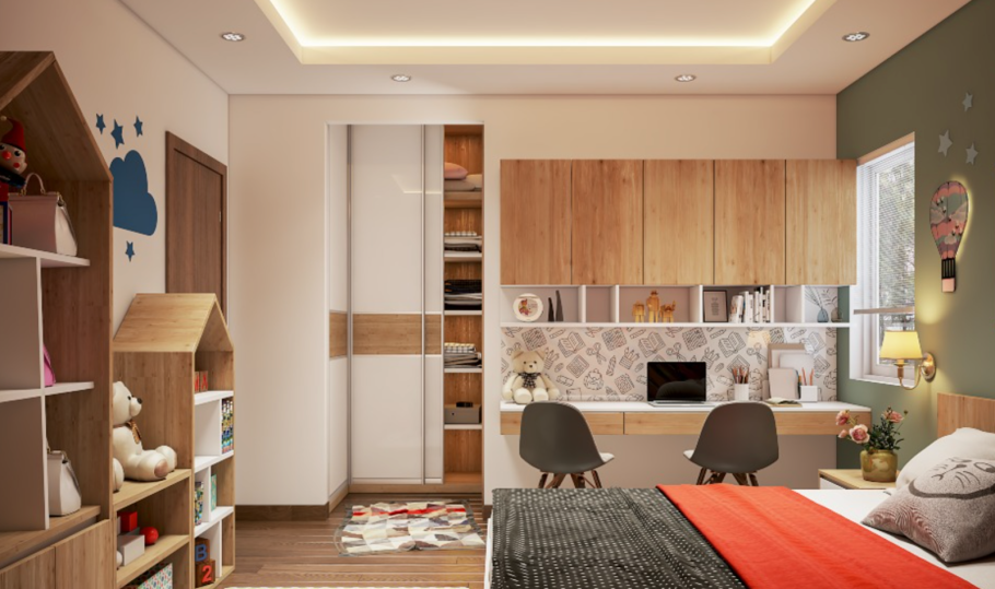 Комната для двоих разнополых детей 12 кв.м