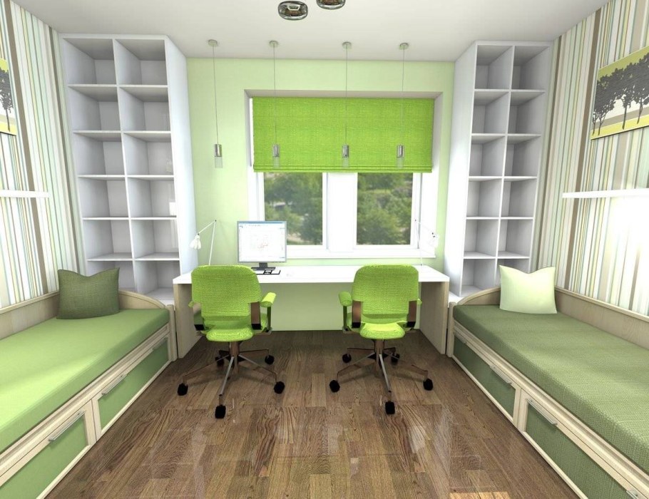 Детская мебель для двоих разнополых детей