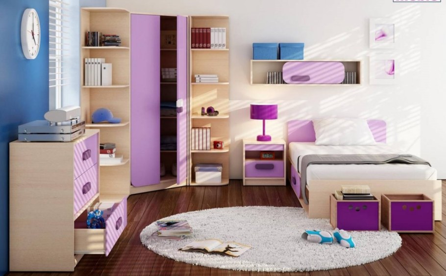 Мебель в комнату для подростка девочки
