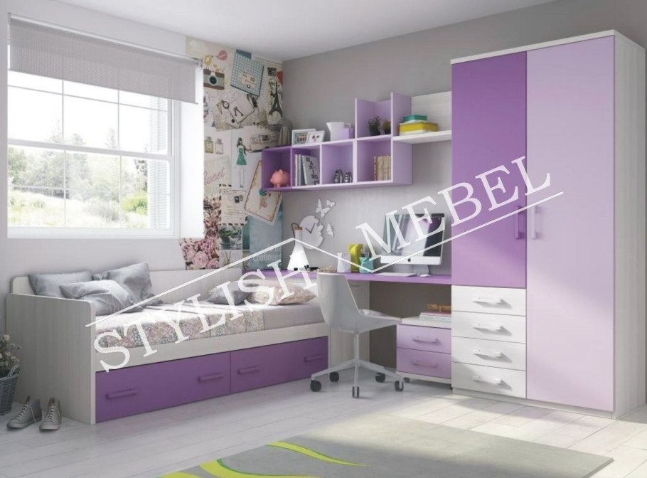 Мебель в комнату для подростка девочки