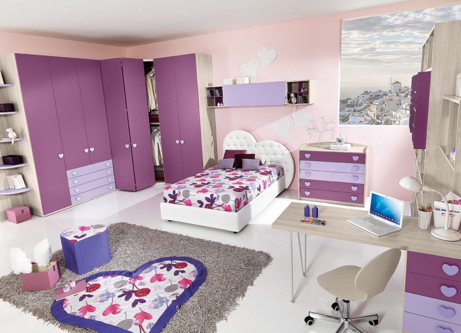 Дизайнерские комнаты для девочек