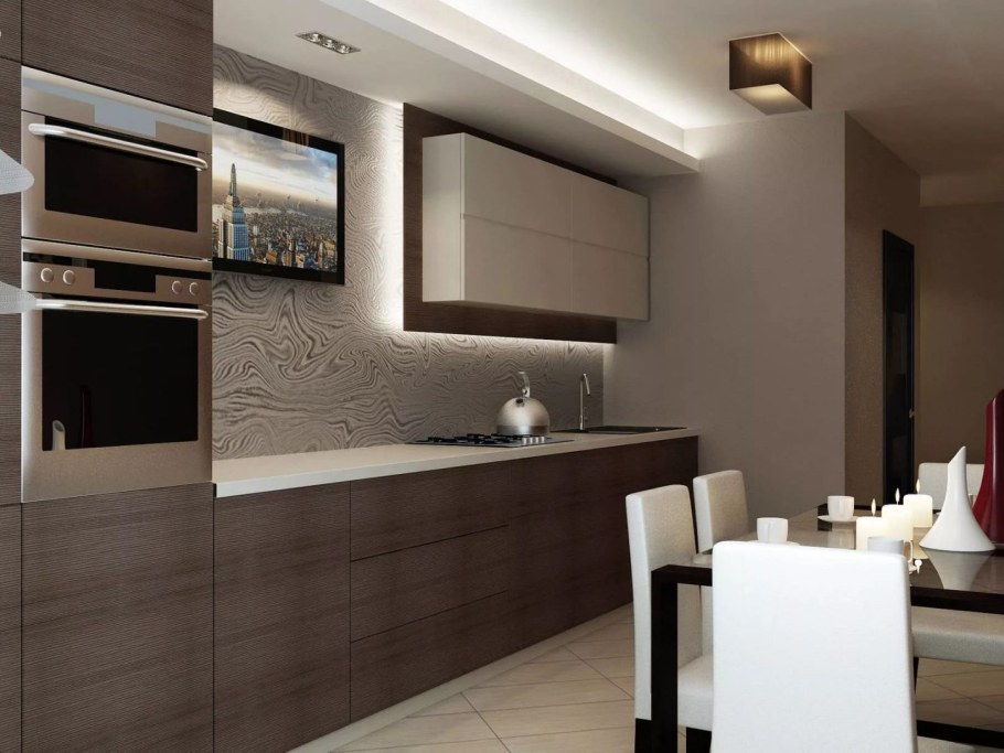 Кухня Неоклассика цвет капучино