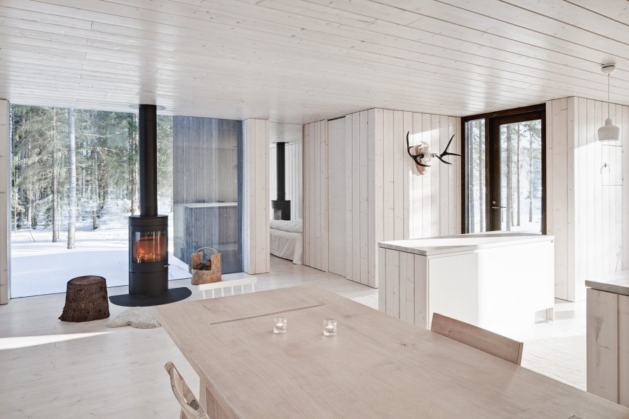 Минималистичный домик, Avanto Architects (Виррат, Финляндия)