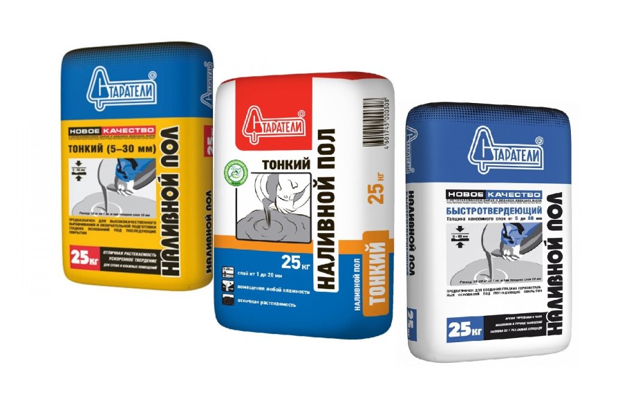 Наливной пол расход на м2