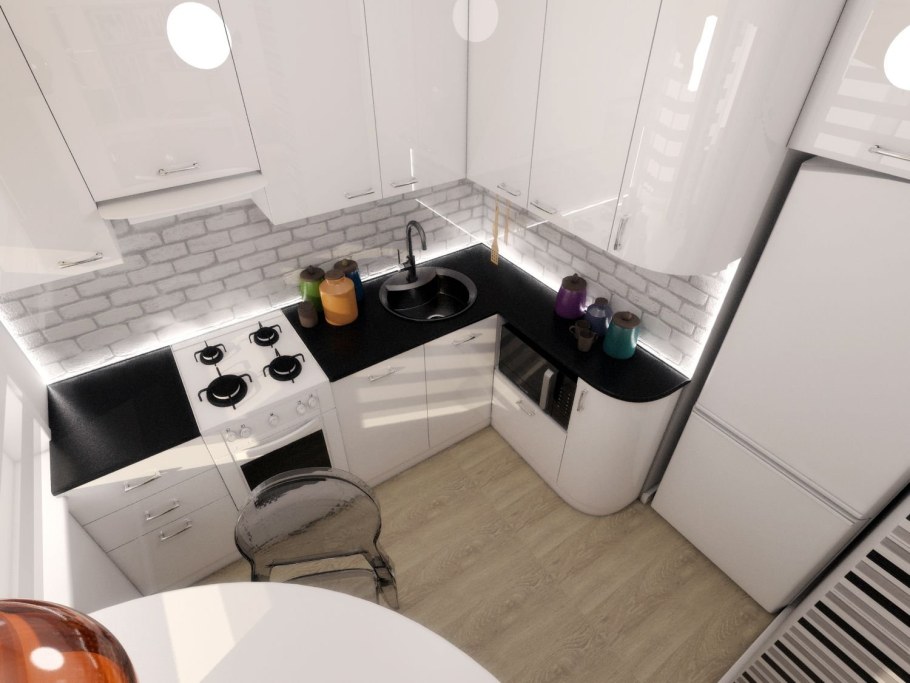 Кухни в хрущевке 2 комнатной