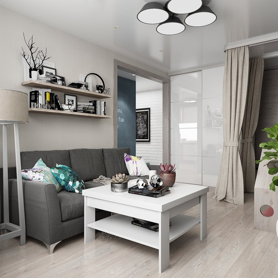 Дизайн однокомнатной квартиры хрущевки