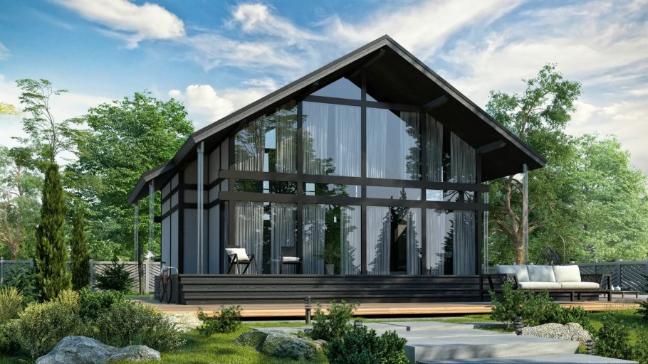 Фахверк с балконом