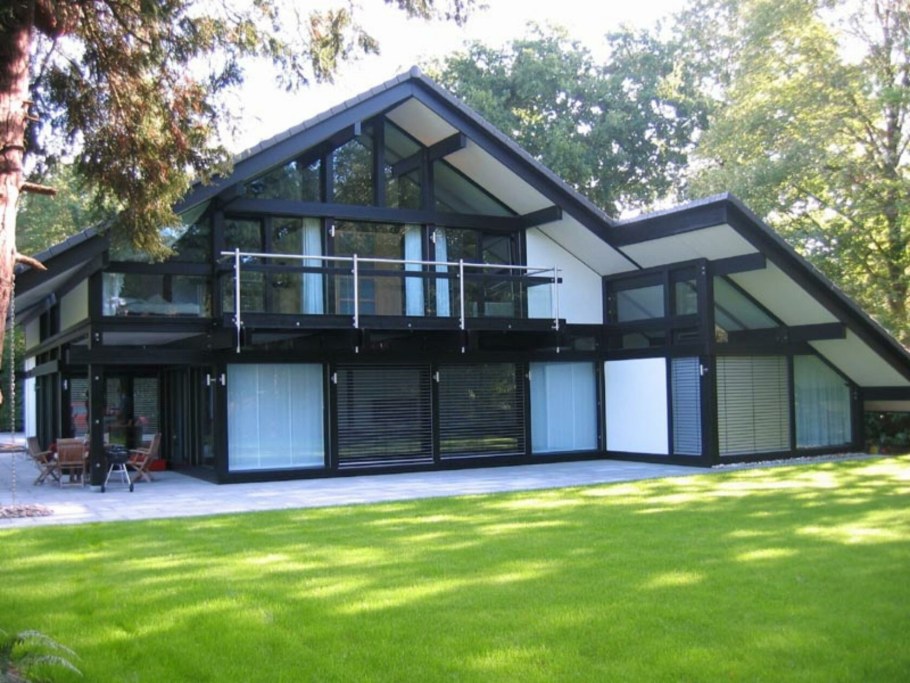 Каркасный дом в стиле фахверк