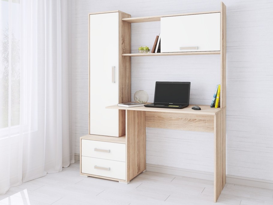 Квартет 9 компьютерный стол дуб сонома