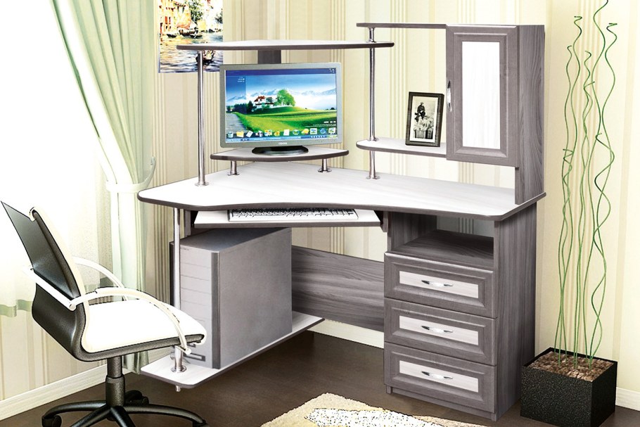 Стол компьютерный №8 Зарон венге