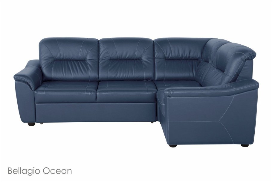 Диван Милтон угловой кожаный