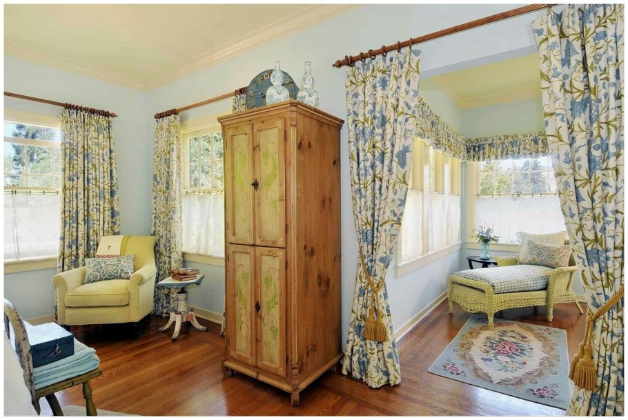 Шторы в деревенском стиле Кантри