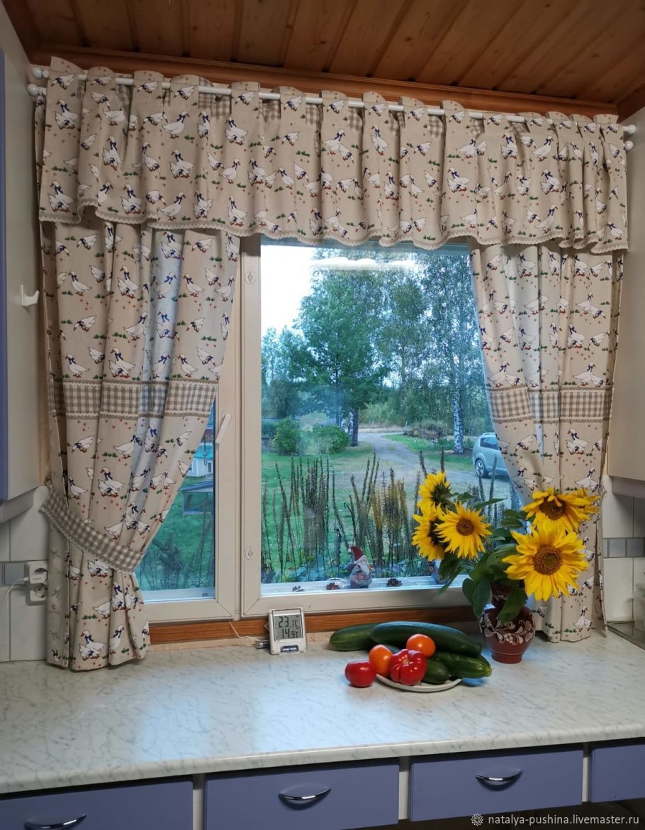 Занавески в деревенском стиле