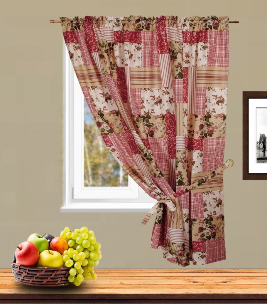 Занавески на окна в деревенском стиле
