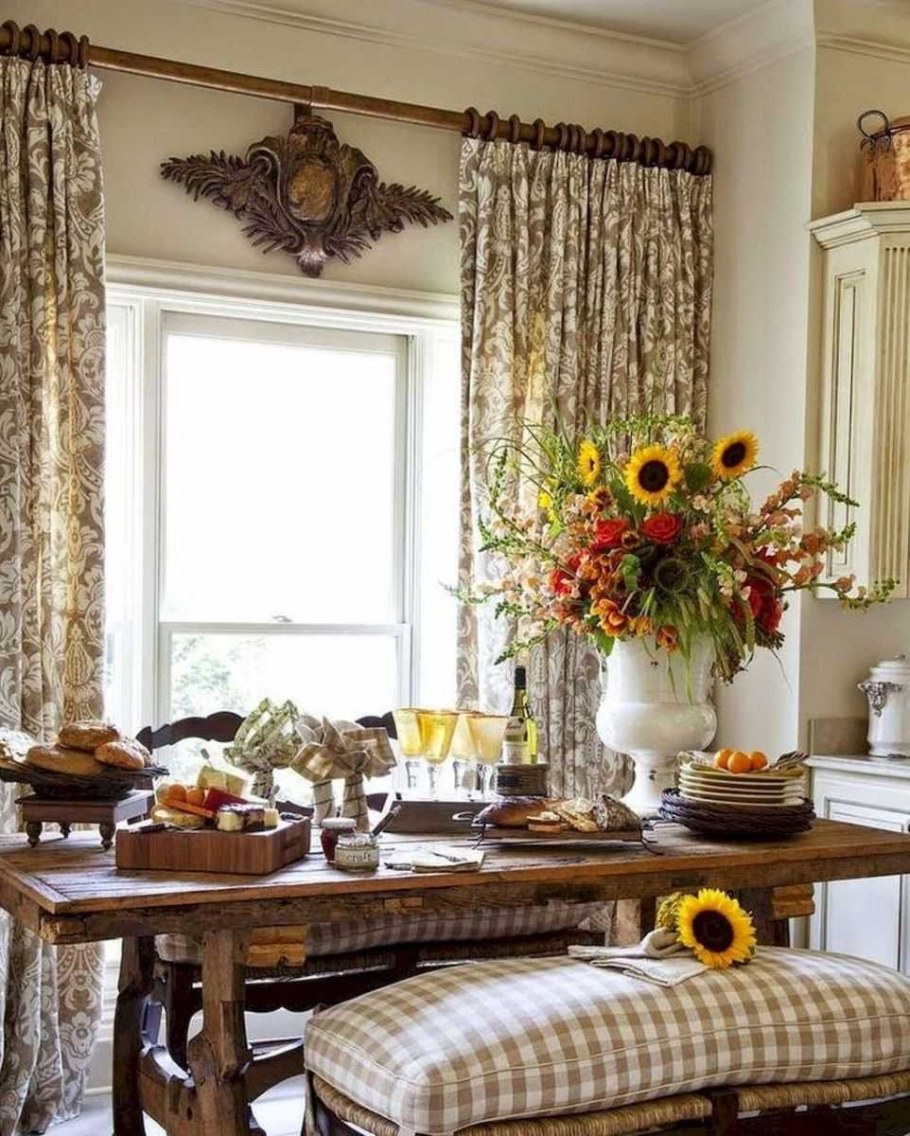 Шторы в стиле Кантри Прованс