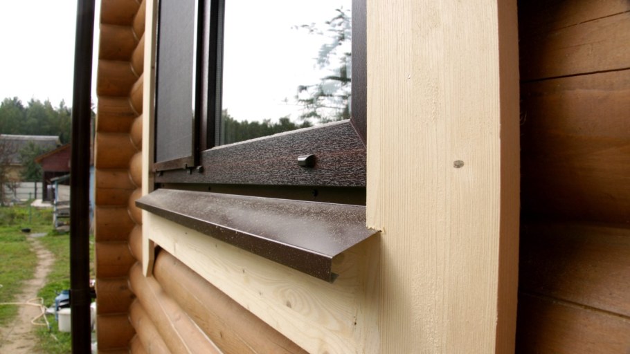 Деревянные отливы на окна
