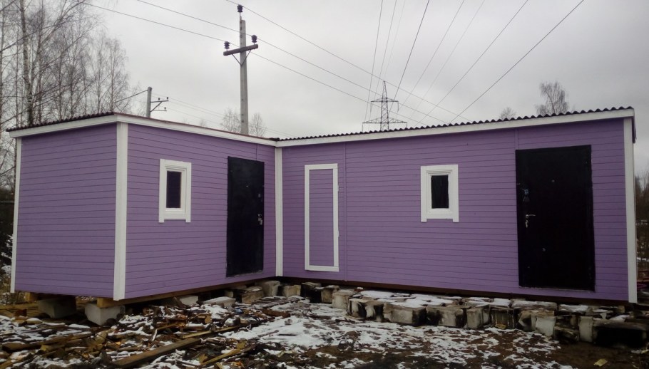 Угловая бытовка