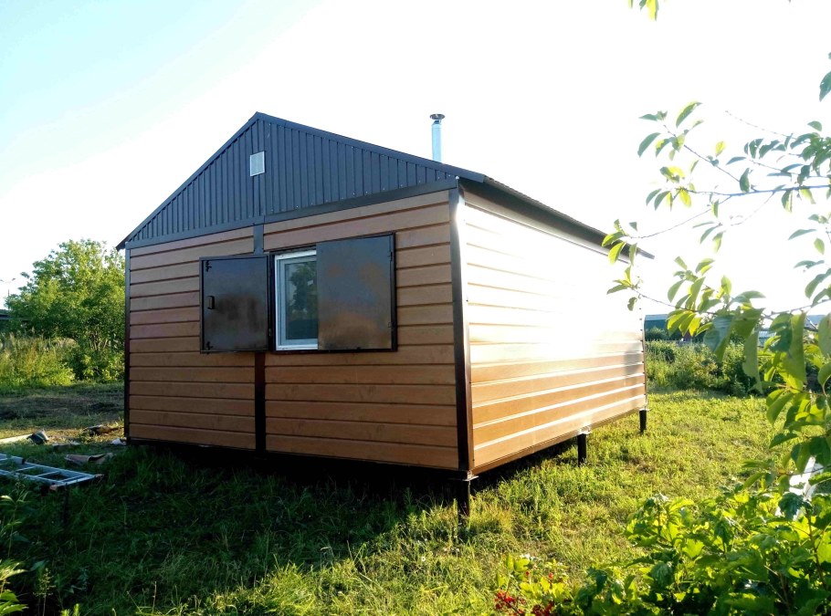 Вагончик бытовка с верандой