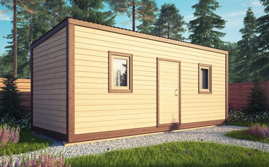 Садовый домик 7х4,6м "Розендаль"