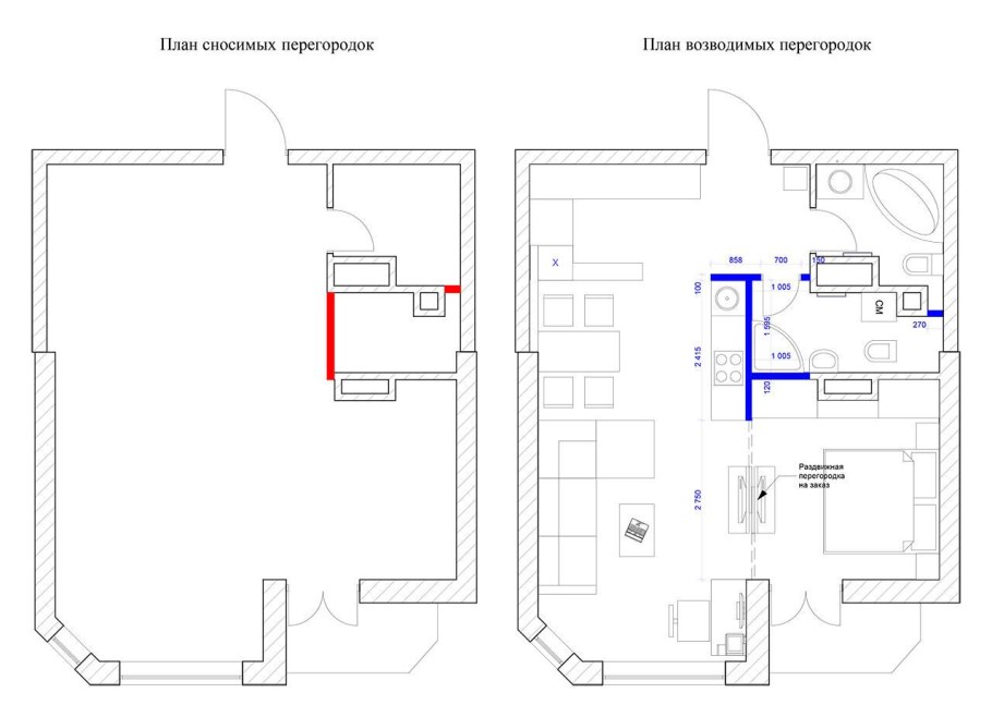 План БТИ 4 комнатная хрущевка
