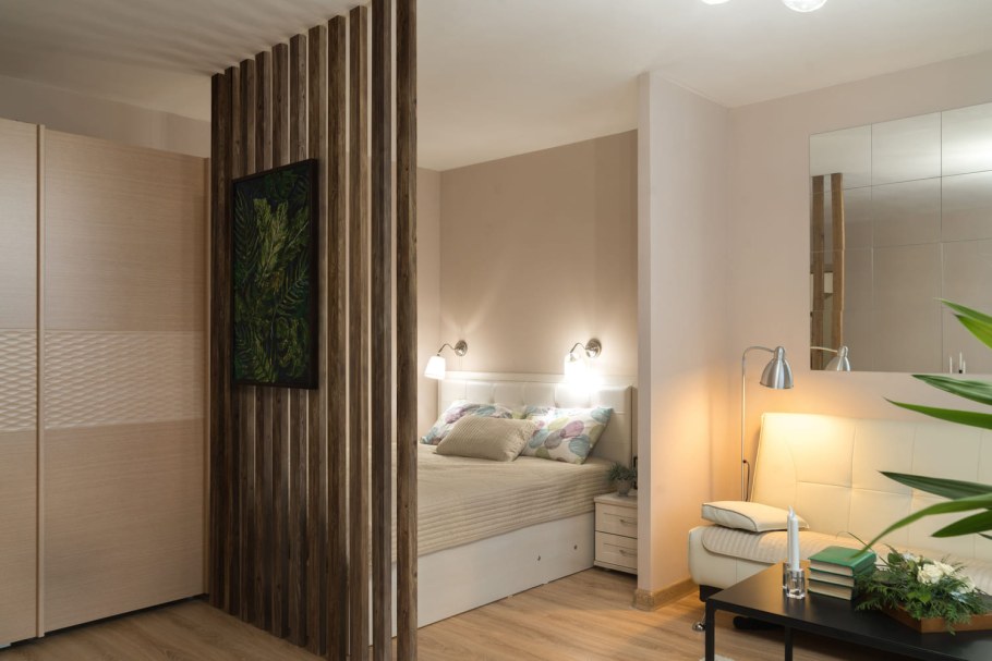 Перегородка для зонирования в стиле ар деко