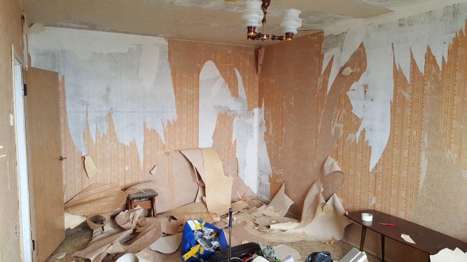 Поклейка обоев