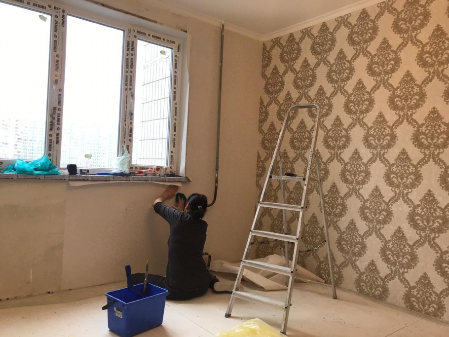 Отделка декоративным камнем в квартире