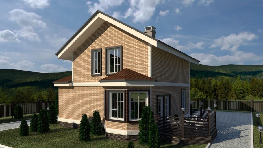 Дом пеноблок