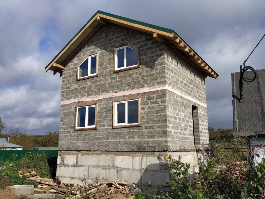 Дом пеноблок