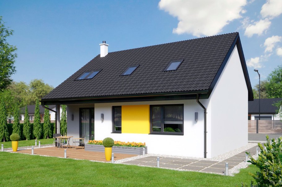 Дом с гаражом 150кв проект