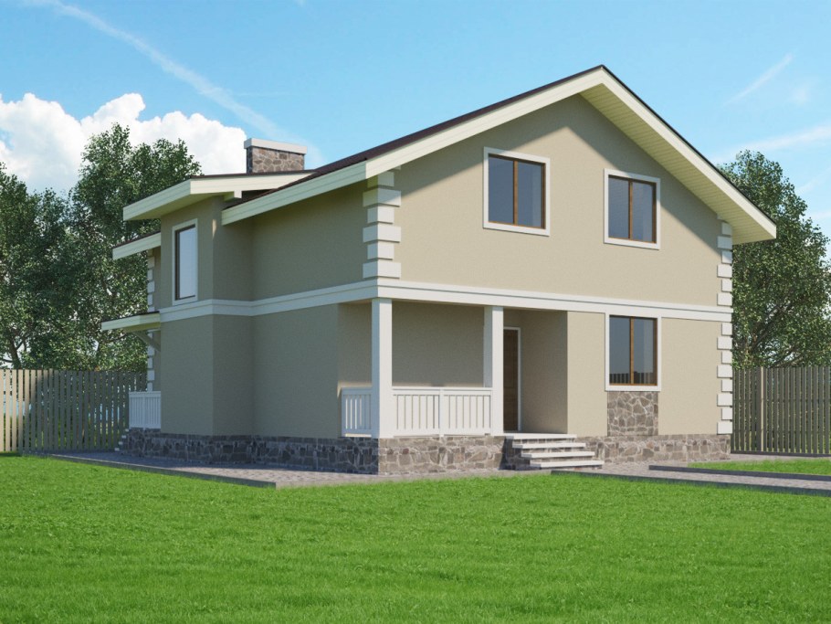 Дом из газобетона