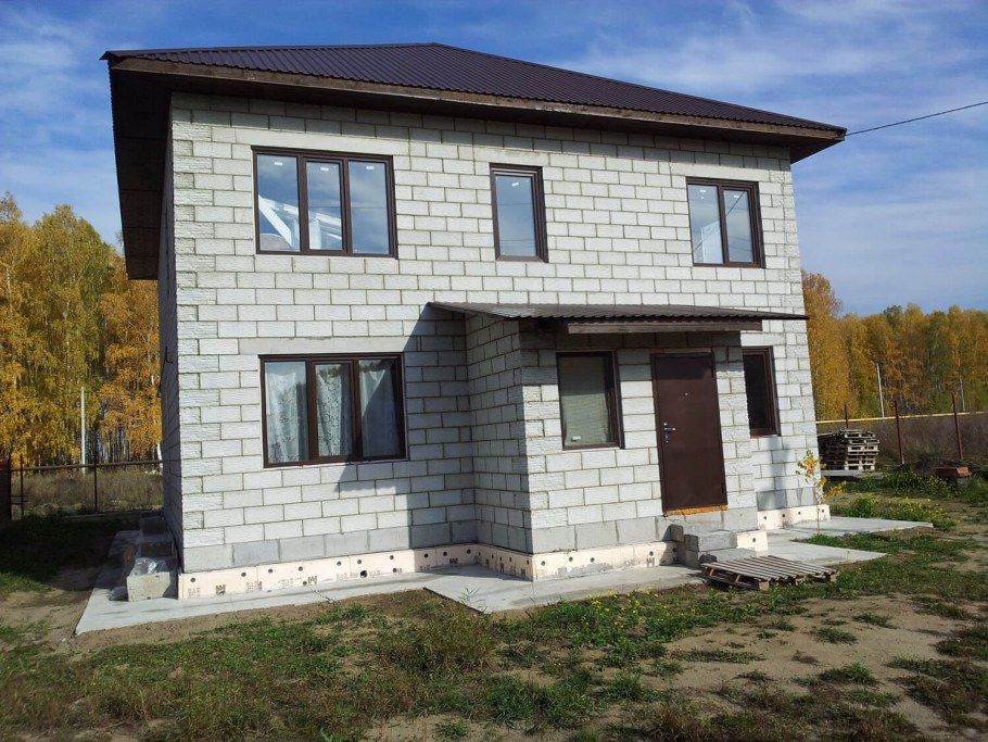 Дом из газобетона