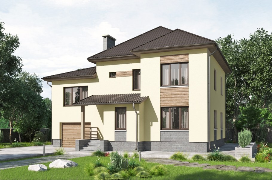 Фасадный газоблок ИНСИ