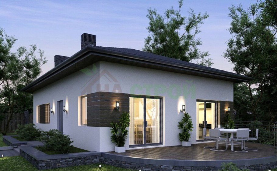 Дом газобетон